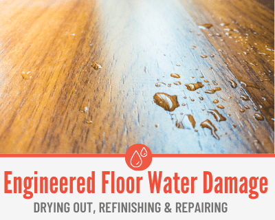 Engineered Wood Flooring Water Damage, How To Fix Engineered Hardwood Floor Water Damage
