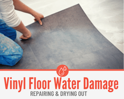 Fixing Vinyl Flooring Water Damage, How To Fix Water Damage On Vinyl Flooring