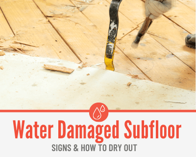 Wet Subfloor - How to Dry out & Common Causes