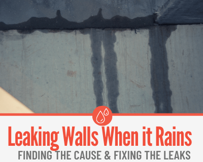 Rain Water Coming Through Walls -Fixing Leaks In Wall When it Rains