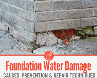 Foundation Water Damage - Signs, Causes & Repair Options