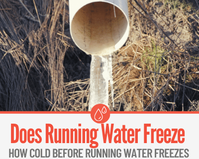 Does Running Water Freeze