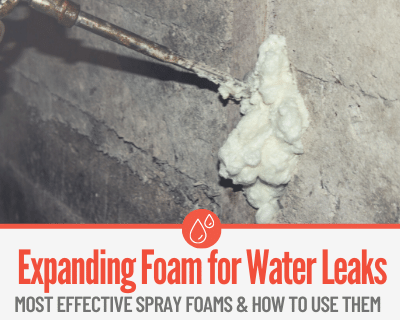 Is Expanding Foam Waterproof & Using it for Water Leaks!