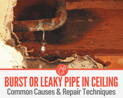 How to Fix Burst or Leaky Pipes in Ceiling in 7 Easy Steps