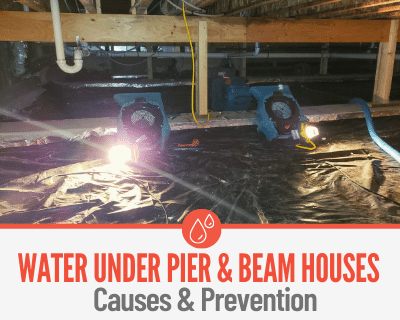 Water Under Pier and Beam House - Causes & Prevention