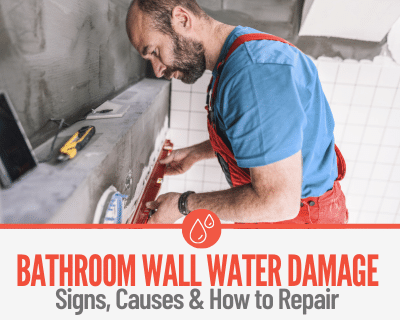 How to Repair Bathroom Wall Water Damage