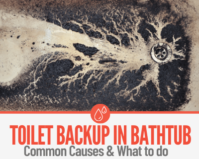Toilet Backing Up into Tub -Causes, How to Fix & Cleanup