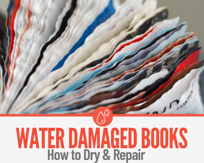 How to Fix Water Damaged Books & Dry Books That Got Wet